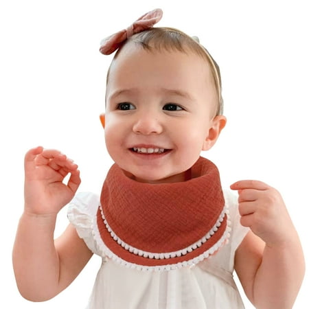 

NIUREDLTD Babys Boys Girls Lace Towel Handkerchief Towel Child Bib Burp Cloths Outwear Solid