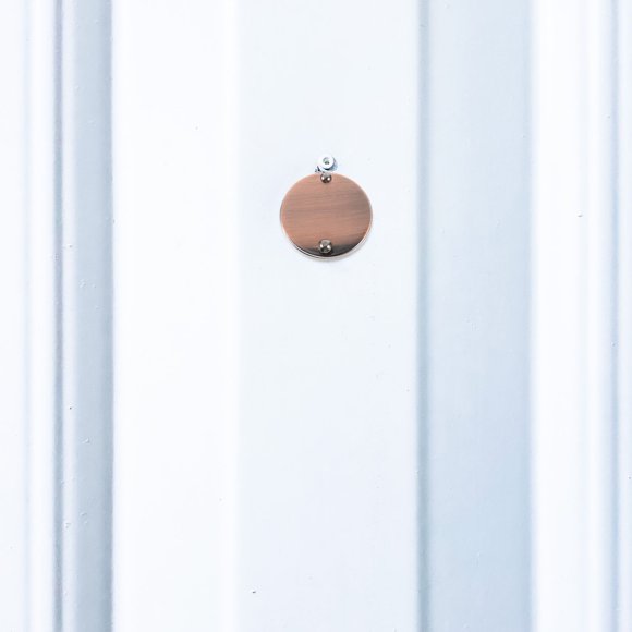 FELTECHELECTR Cubierta De Mirilla Para Puerta En Metal Color Oro Rosa Con Protección De Privacidad Y Fácil Instalación
