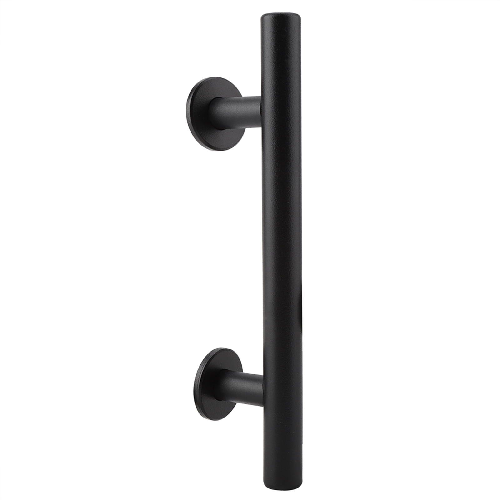 NFTIGB Black Heavy Duty Carbon Steel Sliding Barn Door Closet Pull Handle Wooden Gate Hardware 11.81 inches / 30 cm