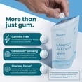 thumbnail image 2 of Chicle Neuro Memory & Focus (90 unidades) - Descafeinado y sin azúcar con ginseng americano, L-teanina, vitamina B12 y vitamina B6 para la alerta mental - Suplementos cerebrales para la memoria y la c, 2 of 5