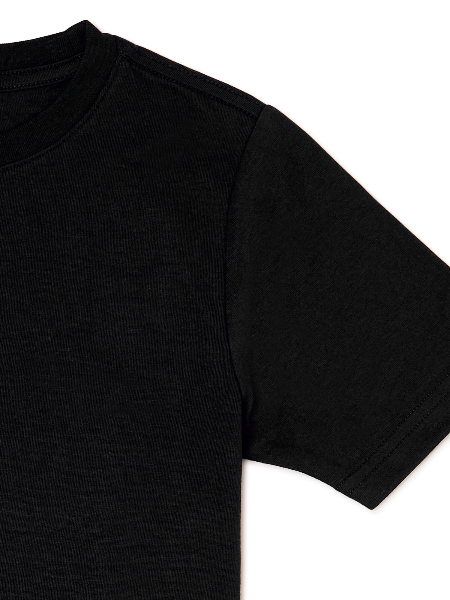 Wonder Nation Boys Kid Tough Tee with Short Sleeves, Sizes 4-18 & Husky