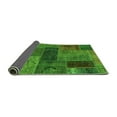 thumbnail image 2 of Ahgly Company Indoor Rectangle Patchwork Green Transitional Area Rugs, 5' x 8', 2 of 4