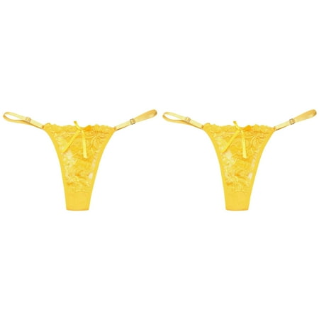 (2-Pack) 2025 Panties Lace Briefsy Plus Size Corsets for Women Waist Low Underwear Underpants Garter Belt with Clips Women s