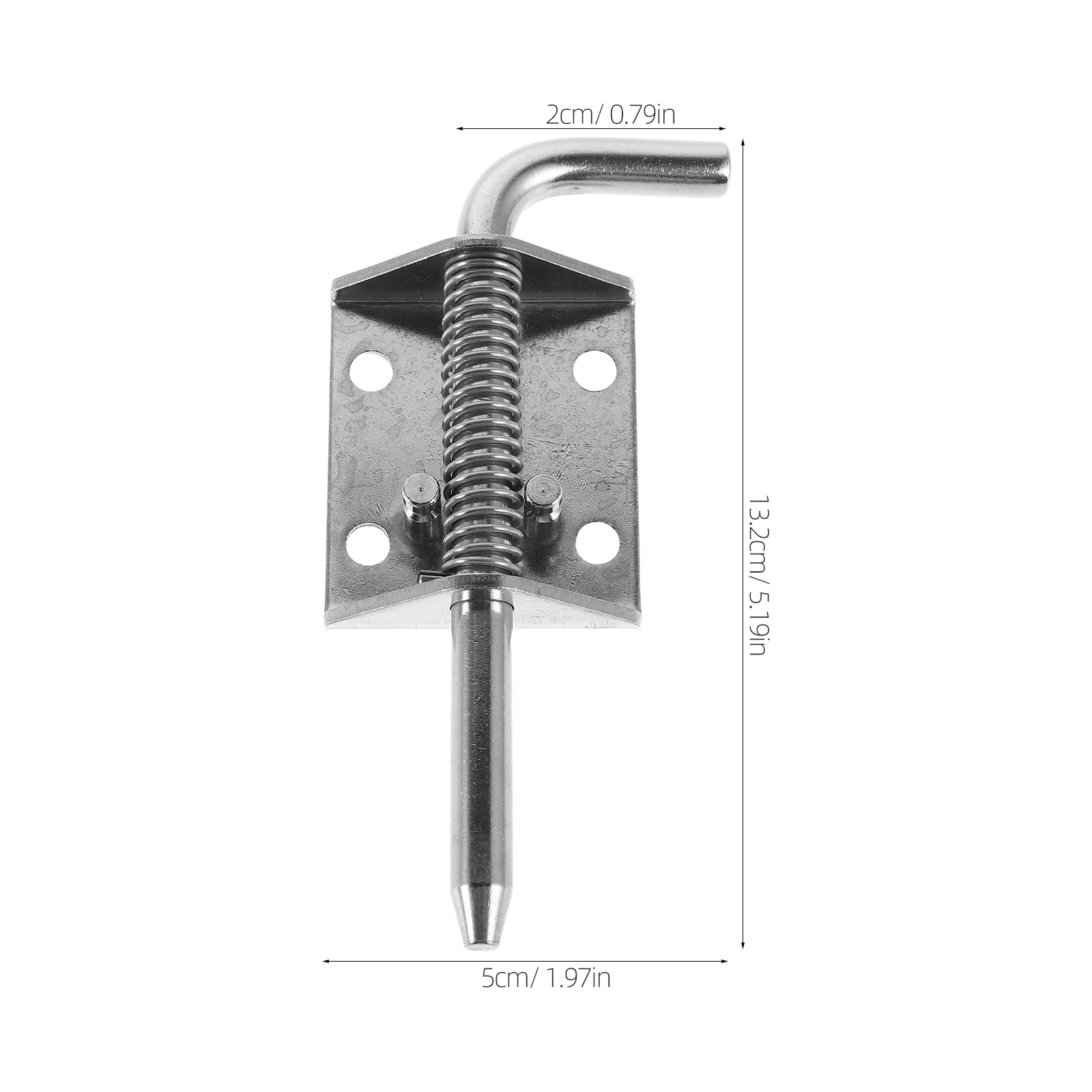 LABRIMP Trailer Lock Pin Latch Pin Stainless Steel Silver For Trailer Securing 1Pack