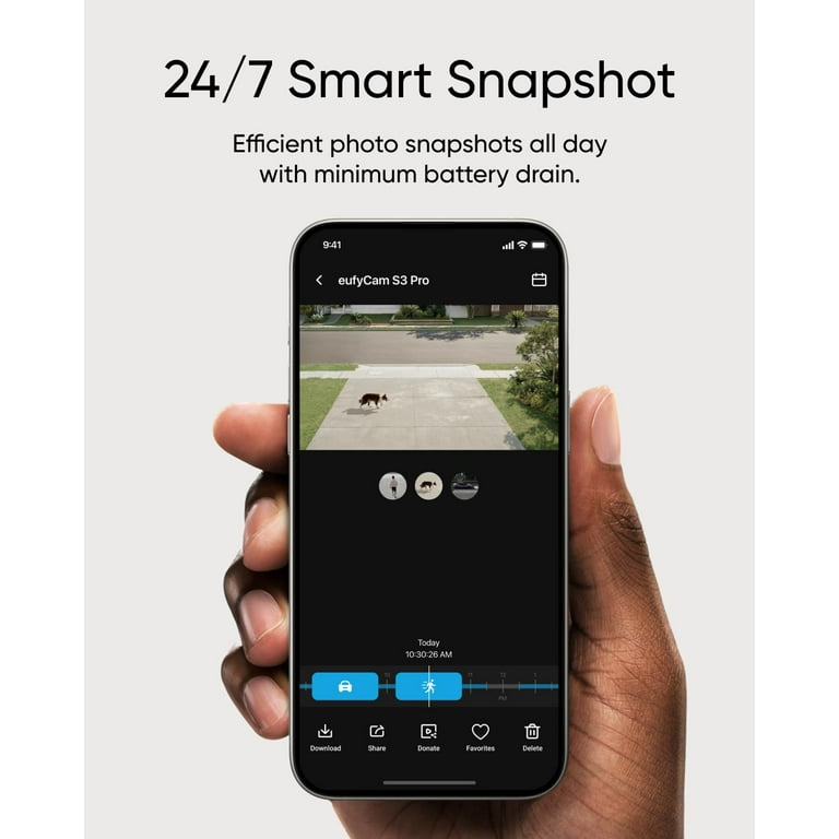 eufy Security eufyCam S3 Pro Add-on Cam, Solar Camera Outdoor