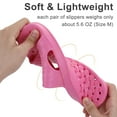 thumbnail image 5 of Litfun Shower Shoes for Women Men, Quick Drying Non Slip Bath Slippers, Shower Sandals with Drain Holes, Hot Pink, 5 of 8