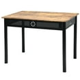 thumbnail image 2 of Costway 5PCS Dining Set Metal Table & 4 Chairs Kitchen Breakfast Furniture Black, 2 of 10