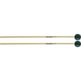 thumbnail image 2 of Innovative Percussion OS1 Orchestral Series Medium Soft 1 1/8" Dark Green Xylophone Mallets w/ Rattan Handles & White Stripe, 2 of 2