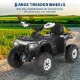 thumbnail image 4 of PIONEERWORKS 12V Kids Ride On Toys Car Electric Vehicle Remote w/Parent Remote Control, Spring Suspension, LED Lights, Bluetooth, Music, USB, 4 of 9