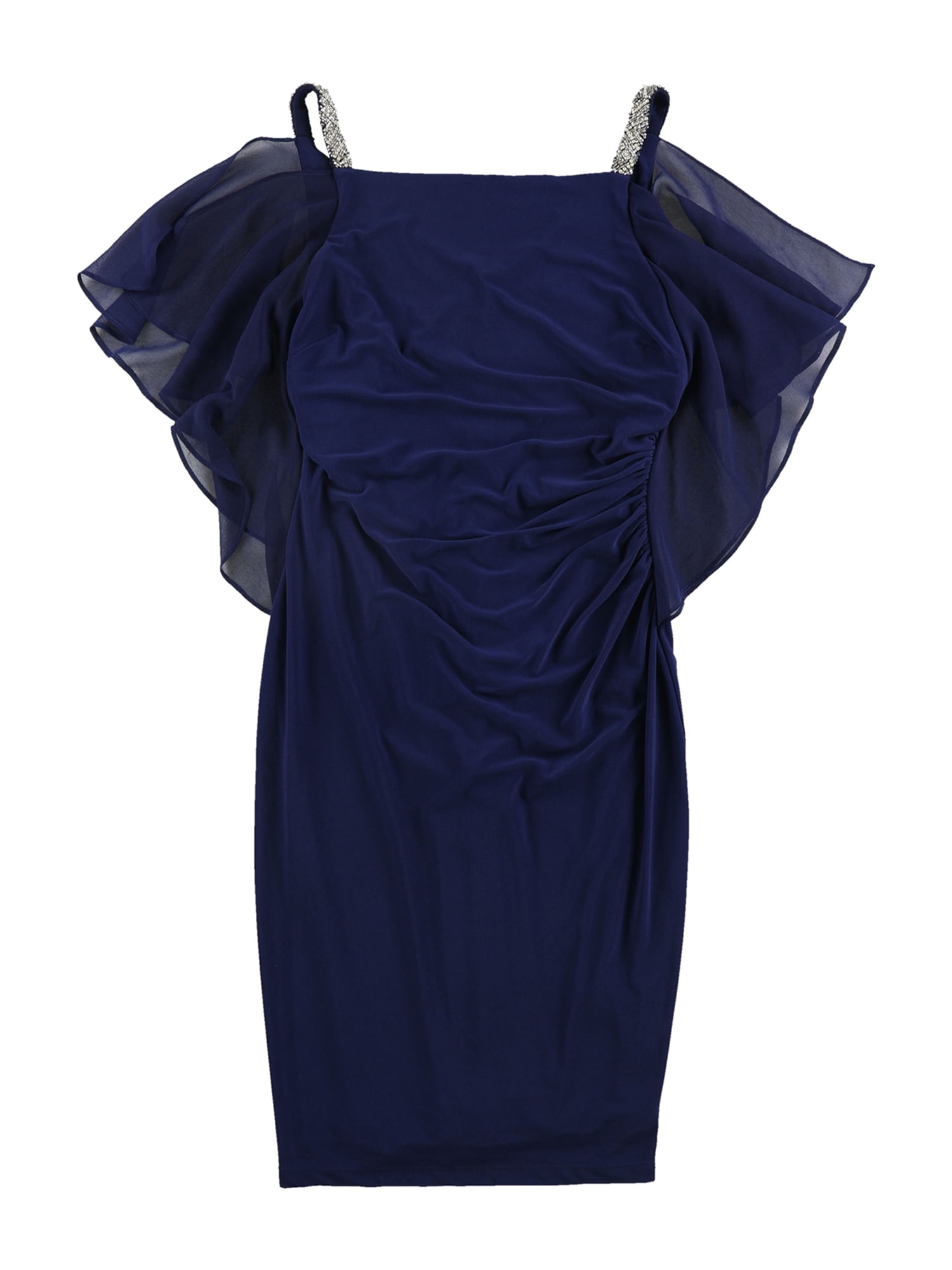 ralph lauren navy evening dress