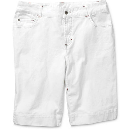 Faded Glory - Women's Plus Bermuda Shorts