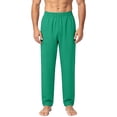 thumbnail image 6 of Zynoxe Men's Straight Leg Pants Comfort Elastic Waist Lounge Pants for Men Lightweight Home Work Casual Trousers Versatile Solid Color Long Pants with Side Pockets L, 6 of 7