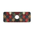thumbnail image 7 of Yayeee Faucet Mat for Kitchen Sink 14.7" Diatomite Long Splash Guard Pad, Dark Tartan Pattern, 7 of 7