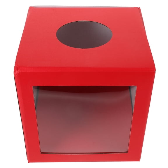 HOMEMAXS Multi Color Cardboard Raffle Ticket Box for Decoration with Stable and Design