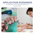 thumbnail image 4 of 1Pc Nail Polishing Bit Box Dustpoof Nail File Holder Grinding Head Socket White, 4 of 8