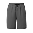 thumbnail image 6 of HAiming Mens Casual Shorts Quick Dry Knee Length with Pockets Solid Color Drawstring Elastic Waist Pants, 6 of 7