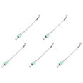 thumbnail image 1 of DQrwqpou Carp Fishing Alarm Wiggler Bobinas Acero Inoxidable Colgadores Tackle (Verde), 1 of 9