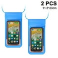 thumbnail image 1 of 2pack Waterproof Phone Case Universal Waterproof Phone Pouch Dry Bag for iPhone, 1 of 9