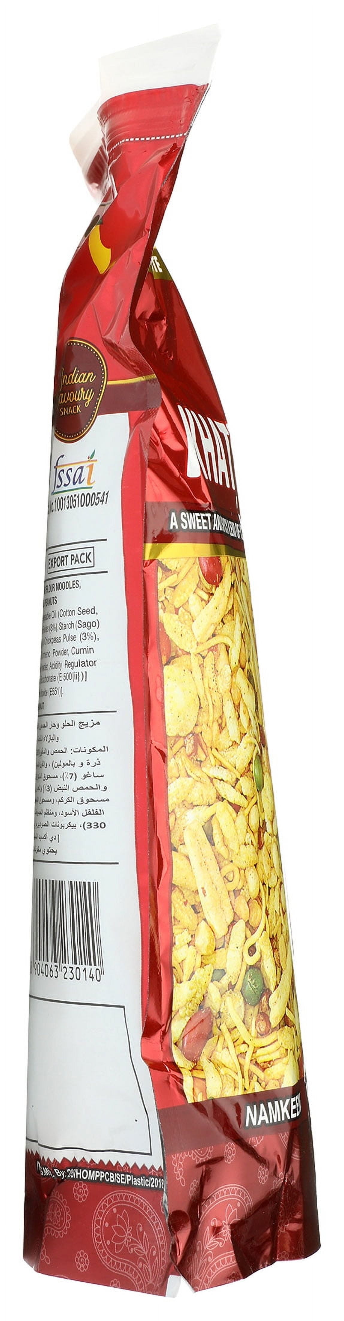 (3 pack) Haldiram's Khatta Meetha Snack Crackers, 14.10 oz