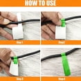 thumbnail image 4 of Colourful Cable Labels Stickers, Tear Self-Adhesive Cable Tags, Waterproof Wire Cord Label Cable Stickers for Marking & Organizing Cables In office, Home, Class (10 PCS), 4 of 9