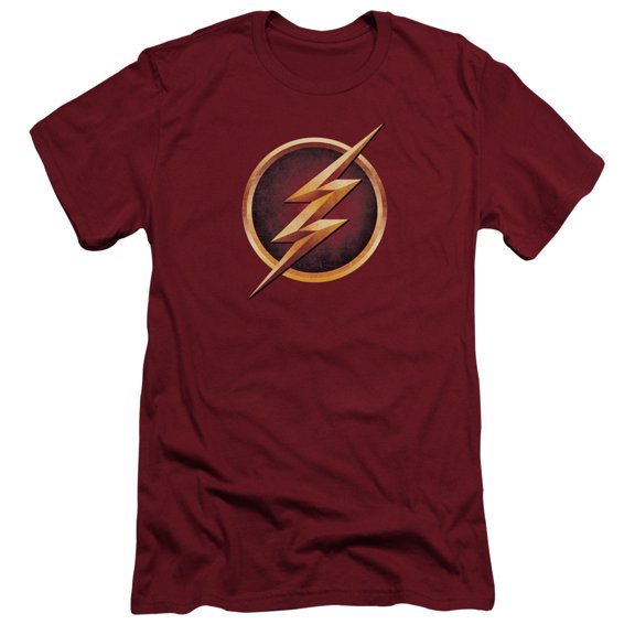 The Flash Chest Logo S/S Adult 30/1 T-Shirt Cardinal