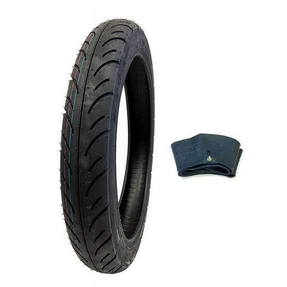 Motorcycle Tire 2.75-16 with Inner Tube TR4 Valve