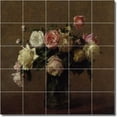 thumbnail image 1 of Ceramic Tile Mural-Henri Fantin-Latour Flowers 6. 60" w x 60" h using (25) 12 x 12 ceramic tiles, 1 of 3