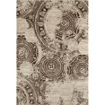 thumbnail image 1 of 24033 Tapis d'Art 2 x 4 Pi. Collection Milan Coins Tapis Tissé, Beige, 1 of 1