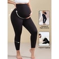 thumbnail image 3 of Takusun Women's Maternity Leggings Over The Belly Pregnancy Yoga Pants Active Wear Workout Leggings, 3 of 8