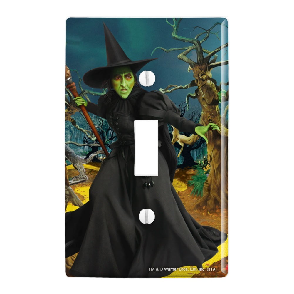 Wizard of Oz Wicked Witch Character Plastic Wall Decor Toggle Light ...