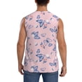 thumbnail image 4 of Daiia Butterfly Printed Men's Tank Tops,Casual Soft Sleeveless Gym Muscle Shirts Bodybuilding Tee-XX-Large, 4 of 8