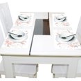 thumbnail image 4 of Ryvnso Placemats Set of 4 Bunny Roses Flower Dining Mats Heat-Resistant Non-Slip Washable Table Mat, 4 of 8