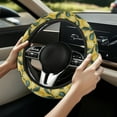 thumbnail image 5 of Yuyamidu Yellow Lemon Car Steering Wheel Cover Warm Automotive Flannel Cover for Steering Wheel Thick Steering Wheel Decorative Accessories for Sedan Car, 5 of 7