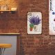 thumbnail image 3 of Placa Metal Retro Lavanda Placa Letrero para Bar Pub Club Cafetería Vintage, 3 of 9