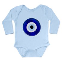 CafePress - Nazar Amulet Evil Eye Protection Body Suit - Long Sleeve Cotton Baby Bodysuit