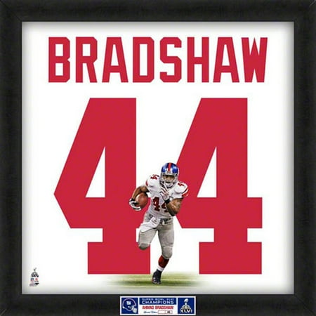 NFL - Ahmad Bradshaw New York Giants Limited Edition SB 46 Uniframe Photo