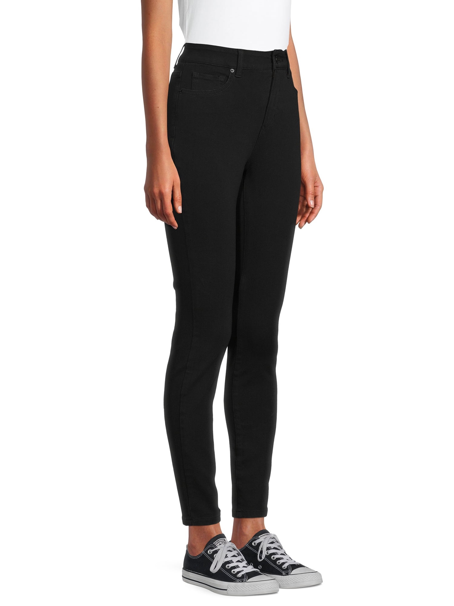 Time and Tru Women's High Rise Skinny Jeans