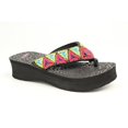 thumbnail image 1 of Blazin Roxx 4110801-08 Ladies Rachel Flip Flops, Black - Size 8, 1 of 1