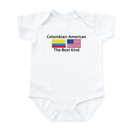 

CafePress - Colombian American The Best K Infant Bodysuit - Baby Light Bodysuit Size Newborn - 24 Months