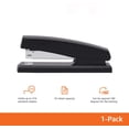 thumbnail image 2 of Office Stapler with 1000 Staples, 25 Sheet Capacity, Non-Slip, Black, Home Office, 2 of 6