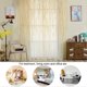thumbnail image 4 of Sheer Window Rod Pocket Curtain Bedroom Balcony Drape Curtain Window Treatment(Yellow), 4 of 5
