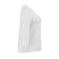 thumbnail image 4 of Playera George para Mujer, Cuello V, Manga 3/4 Blanco Talla CH, 4 of 4
