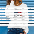 thumbnail image 3 of MEICHEN Women's Long Sleeved T Shirt American Flag 250th Anniversary 1776-2026 Sports Shirt Printed Round Neck Daily Outdoor Casual Top, 3 of 4
