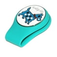 thumbnail image 3 of Golf Hat Clip with Bling Fruit Golf Ball Marker, Attaches Easily, 3 of 8