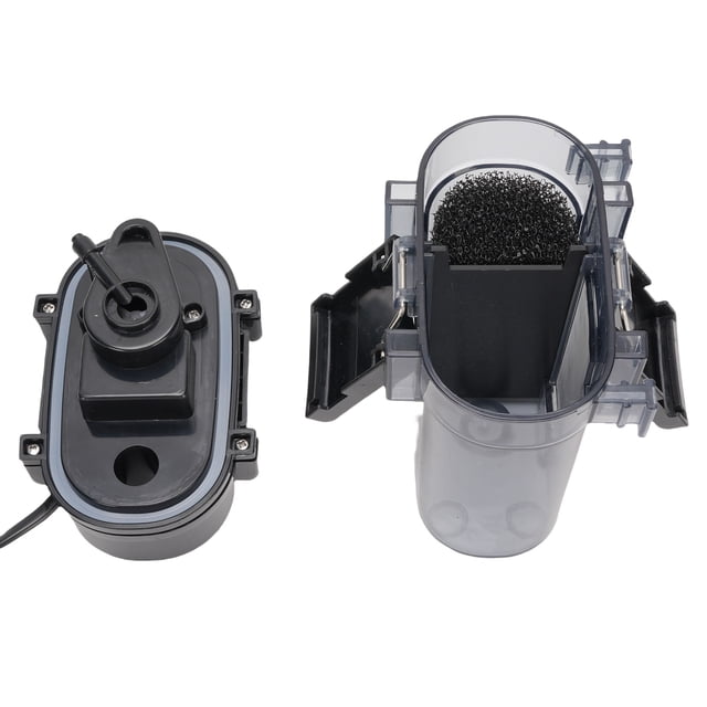 Filtro Interno De Acuario De Plástico 4W 300L H Con Filtro De Esponja, Filtro De Flujo De Aire Para Tortuga Acuario De Agua Salada De