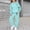 5-Mint Green, variant on Kids Sweatsuit,2 Piece Long Sleeve Blue Basic Hoodie and Jogger Pants Warm Fall Winter Clothes Girls Size 4-5 Years Clothes