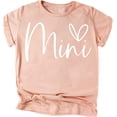 thumbnail image 2 of Olive Loves Apple Mama and Mini Heart Matching Outfits Toddler 18 Months Mini-white on Peach Shirt, 2 of 4