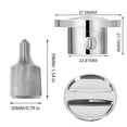 thumbnail image 4 of Luzkey Fixing Screws for Kitchenaids 4.5-5Qt Mixer Thumb Screw Replacement Part Kitchen Tools Durable Professional Front Cover Screw, 4 of 9