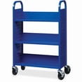 thumbnail image 4 of Lorell Single-sided Steel Book Cart, 4 of 6