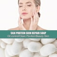 thumbnail image 2 of Silk Goat Milk Handmade Soap Deep Cleansing And Repairing Skin Moisturizing Rejuvenation Silk Goat Milk C, 2 of 5